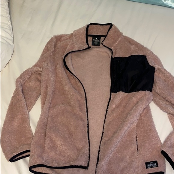 Hudson’s Bay pink fleece zip up - Picture 1 of 3